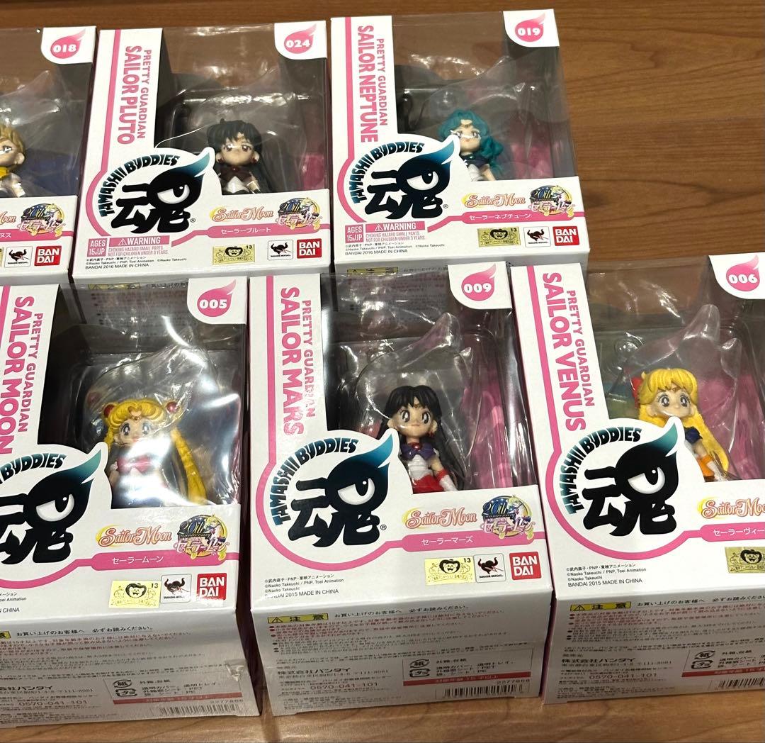 魂バディーズ 美少女戦士セーラームーン セーラー戦士9人セット フィギュア