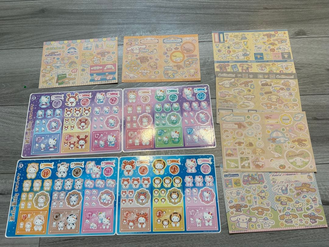 サンリオ　ディズニー　シール