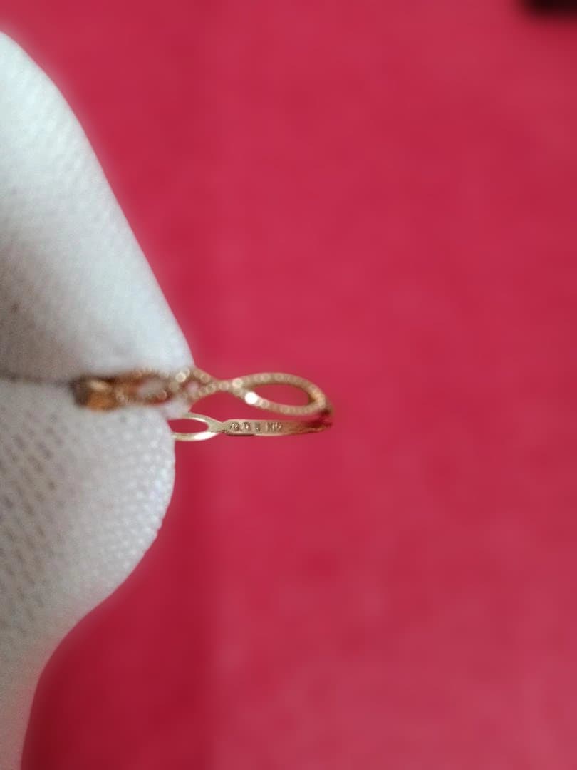 【agate】K10ダイヤモンドリング