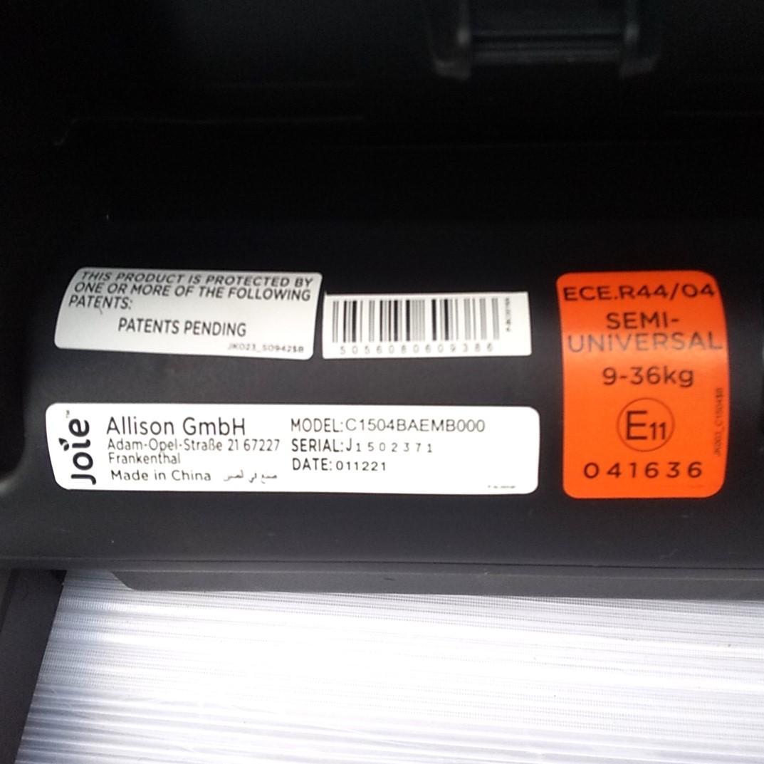 【超美品】Joie ジョイー ボールドエンバー チャイルドシート ISOFIX