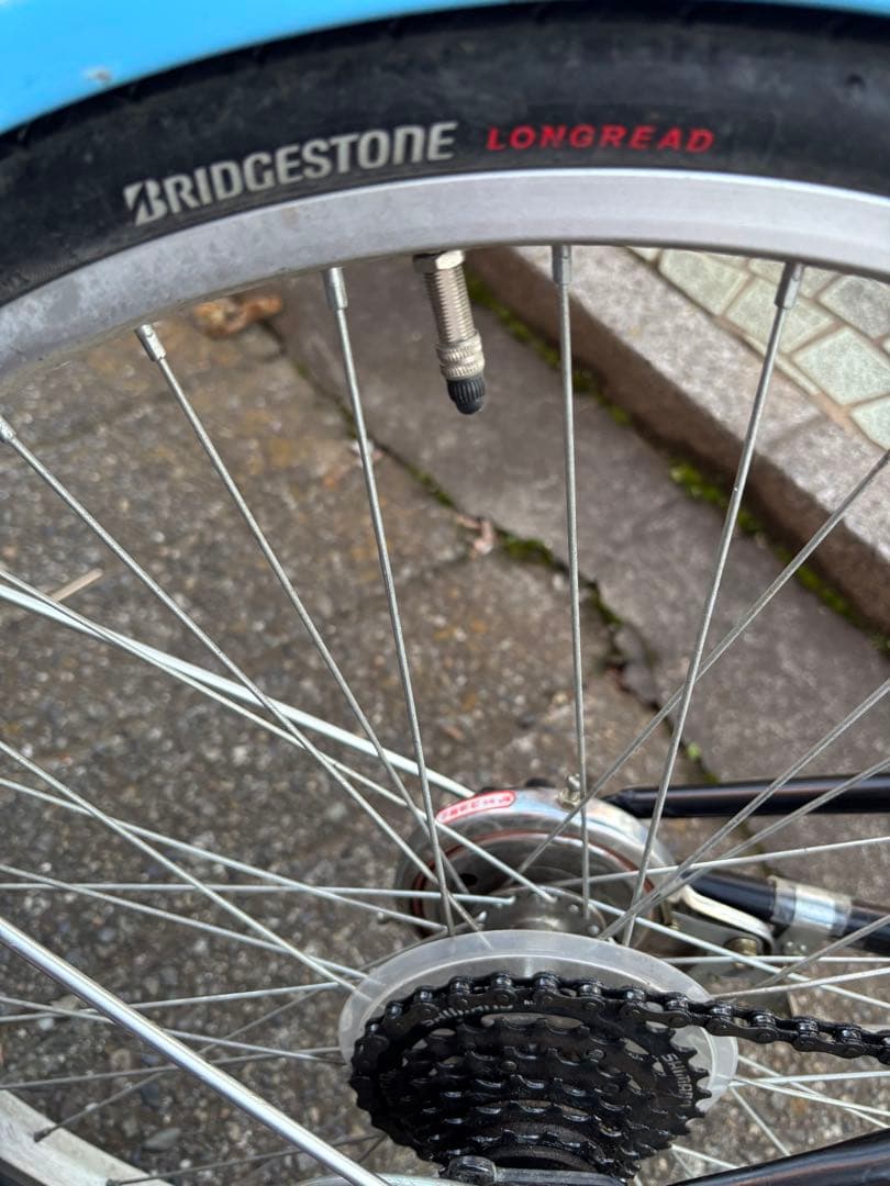 【引取のみ】24インチ子供用自転車　オートライト/変速機付き