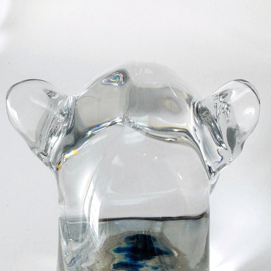 【バカラ】動物 パンサー 置物 インテリア★美品★金運