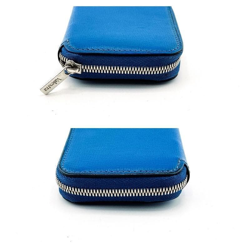 【即購入OK・正規品】Valextra ブルー ジップウォレット レザー 財布★