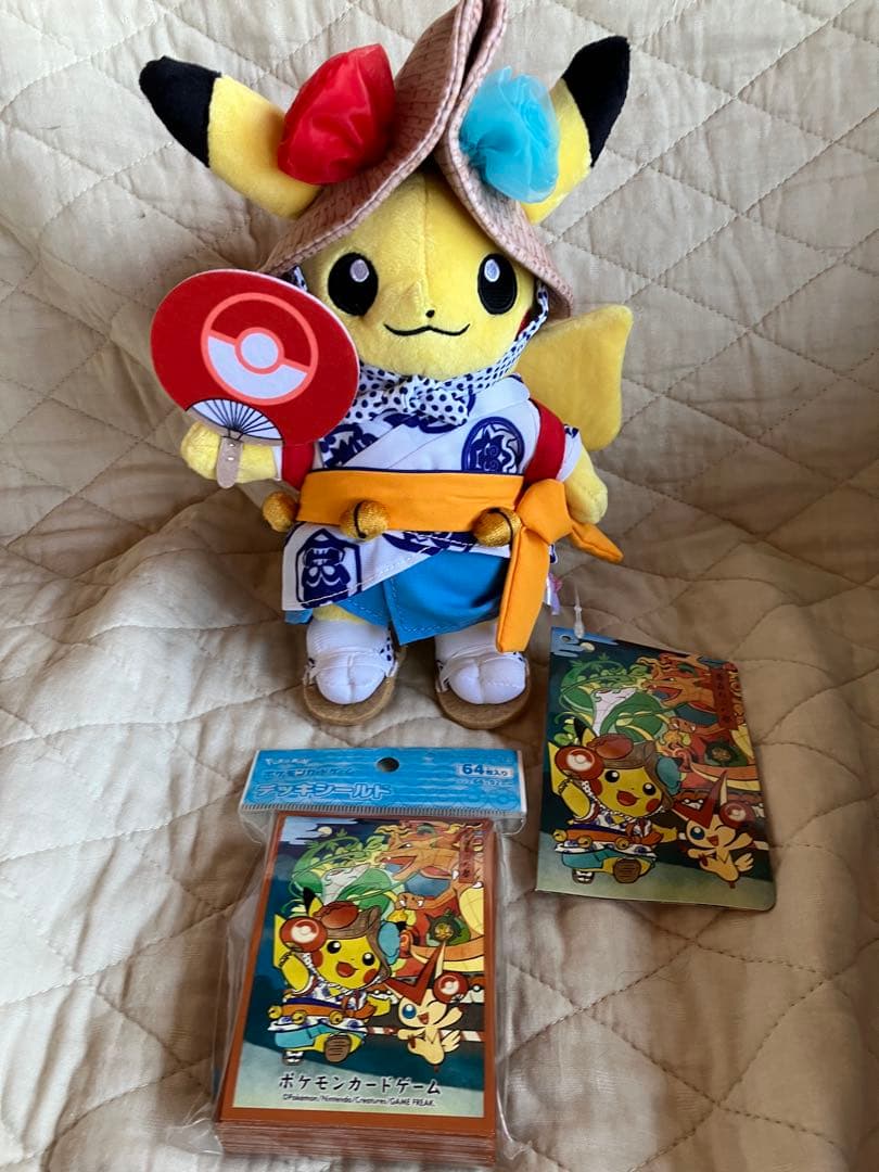 【東北限定】ポケモン『ぬいぐるみ（6種）』＆『デッキシールド（6種）』セット販売