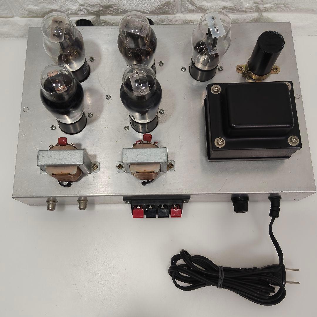 自作 真空管 パワーアンプ 動作品