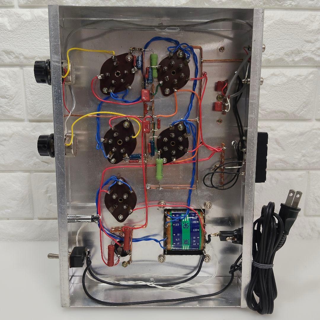 自作 真空管 パワーアンプ 動作品