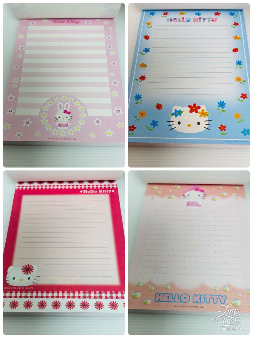 シール　24柄　大判メモ　エンジェル　ハローキティ　メモ帳　平成レトロ　サンリオ