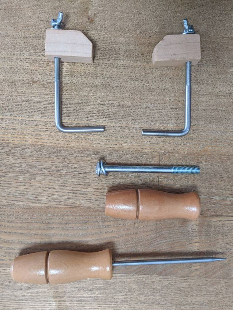 アシュフォード　ワイドドラムカーダー（木製、手廻し、2段階スピード調整）