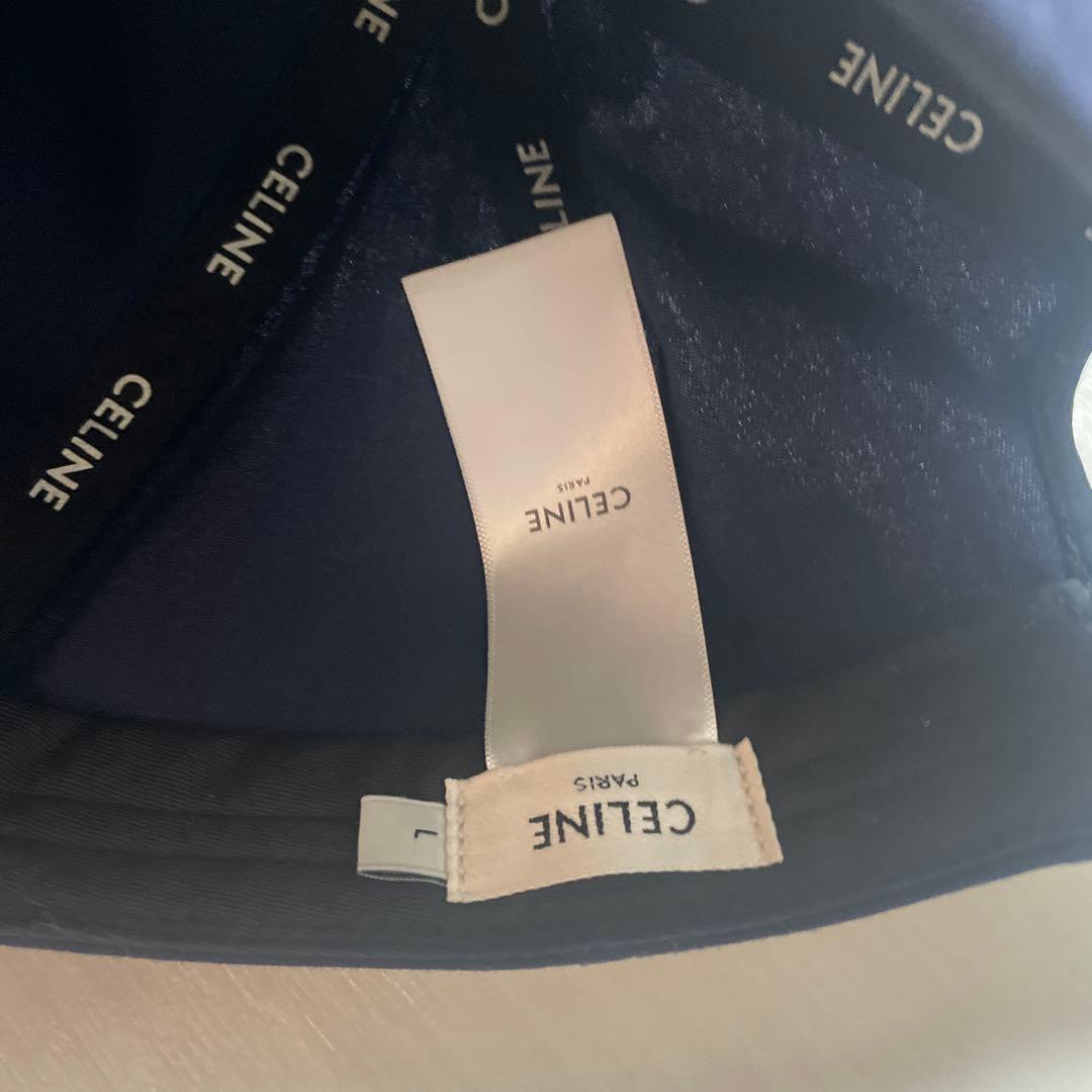 celine C刺繍 ベースボールキャップ　サイズL