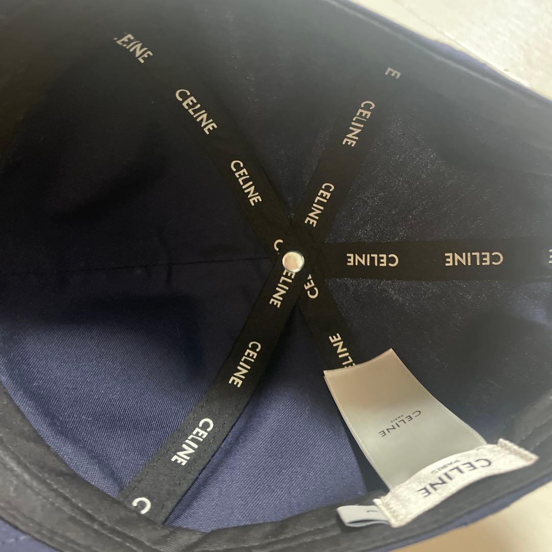 celine C刺繍 ベースボールキャップ　サイズL