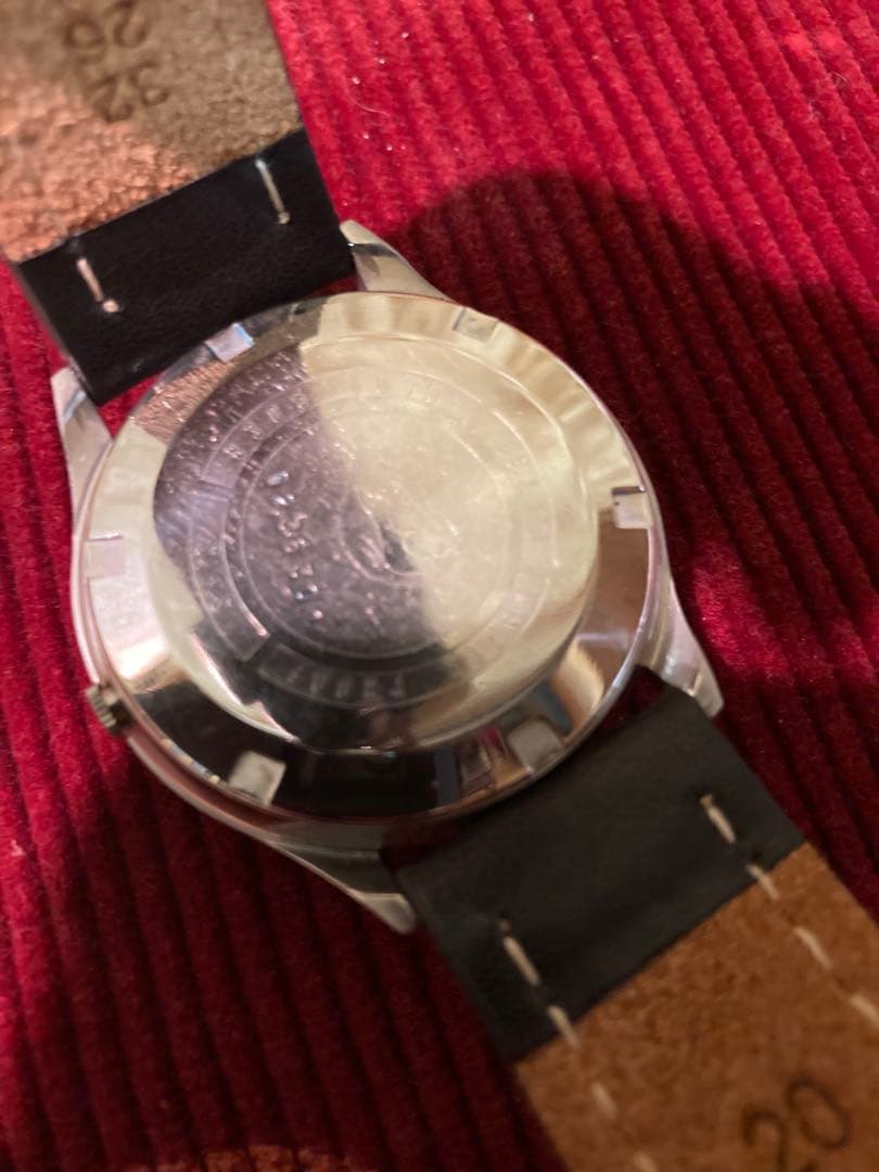 美品 セイコー マチックR カレンダー ダイヤショック8305-1010 イルカ