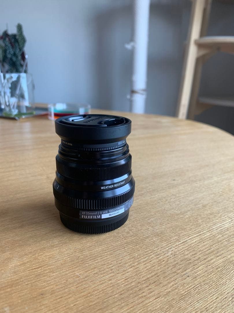 [美品]Fujinon フジ　XF35mmF2 R WR レンズ＋偏光フィルター