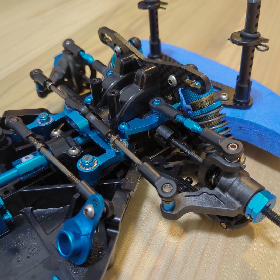 タミヤ　TT-02　タミチャレ仕様　オプション多数付き