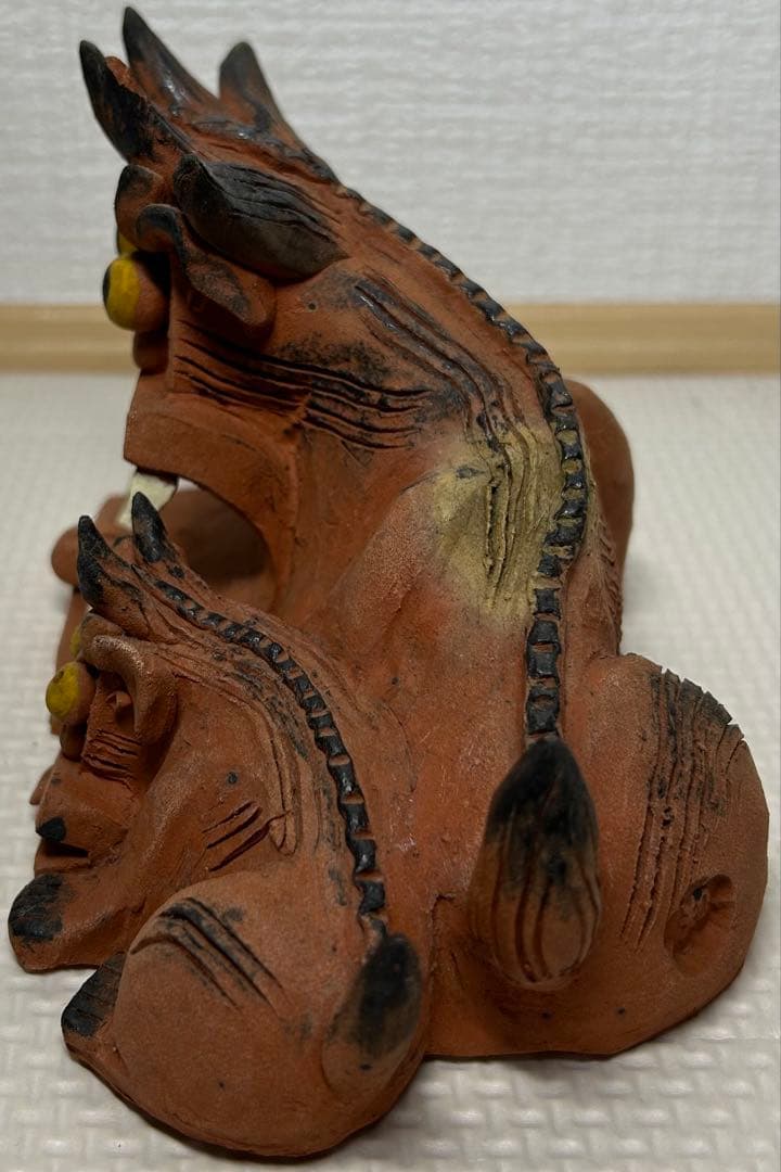 中川伊作 シーサー 南蛮焼 知花 知花窯 琉球 やちむん 沖縄