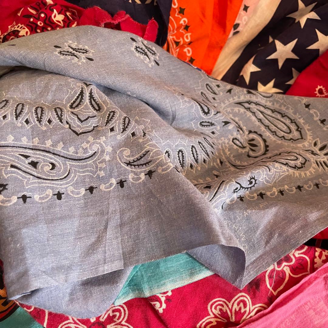 バンダナ　30枚　まとめ売り　ALL USA製　60~00s ビンテージ