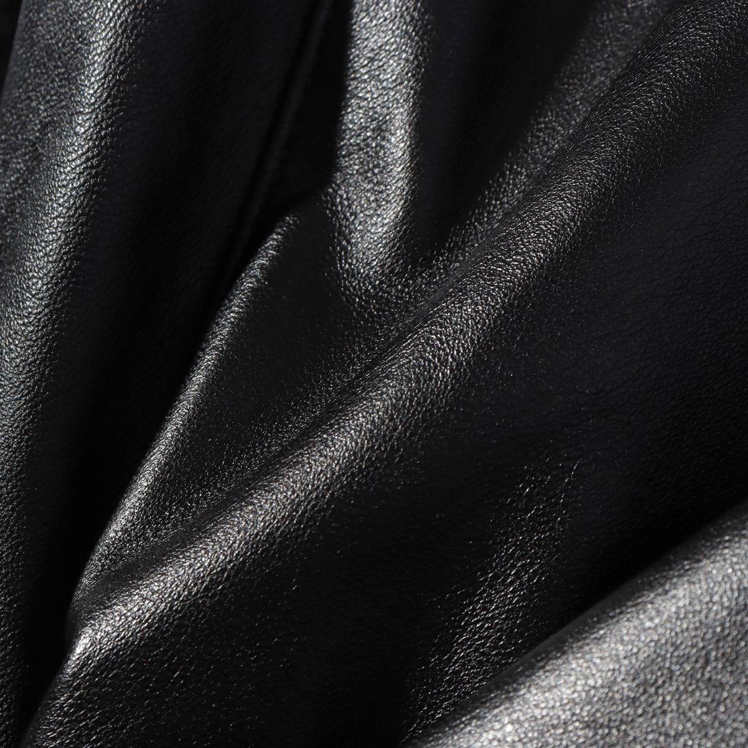 BURBERRY バーバリー ライダース ジャケット 羊革 レザー ブルゾン L