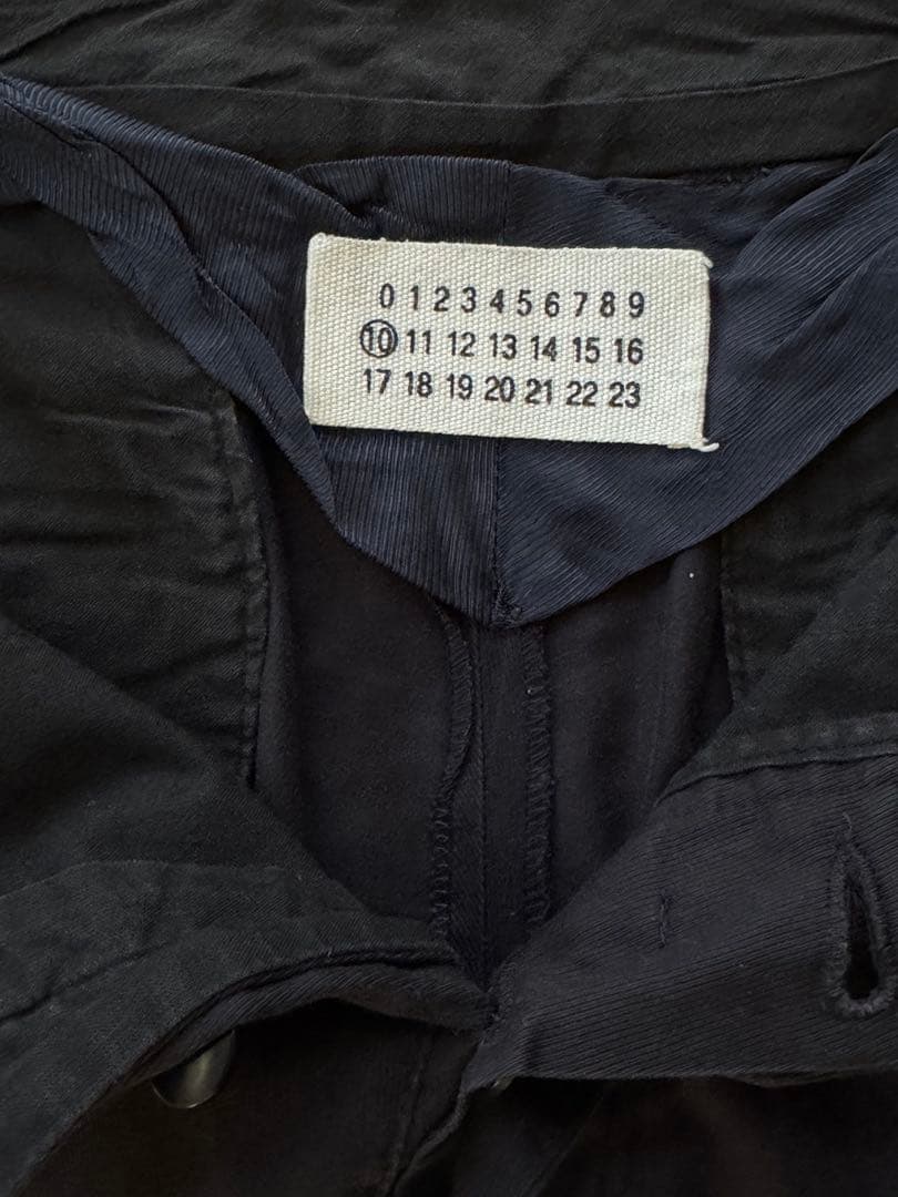 本人期　03SS Martin Margiela 墨黒　ナス紺　フェード