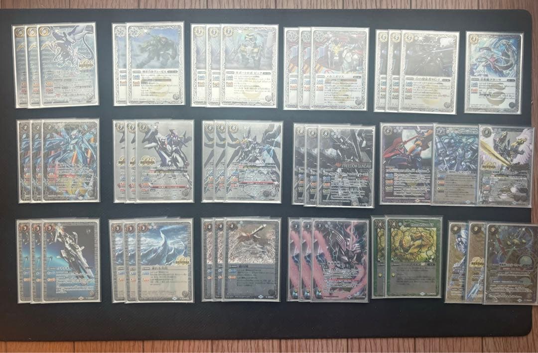 バトスピ引退品　ストライク銀零デッキ　ハイレート　差し替えパーツ付き