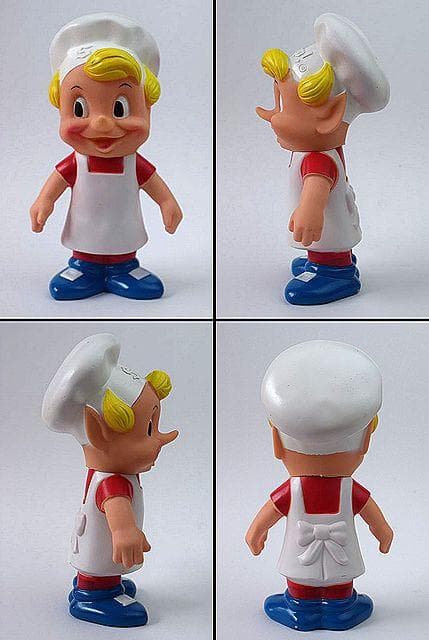 レア 手下げ 箱付！1970’s ケロッグ スナップ ソフビ ビンテージ TOY