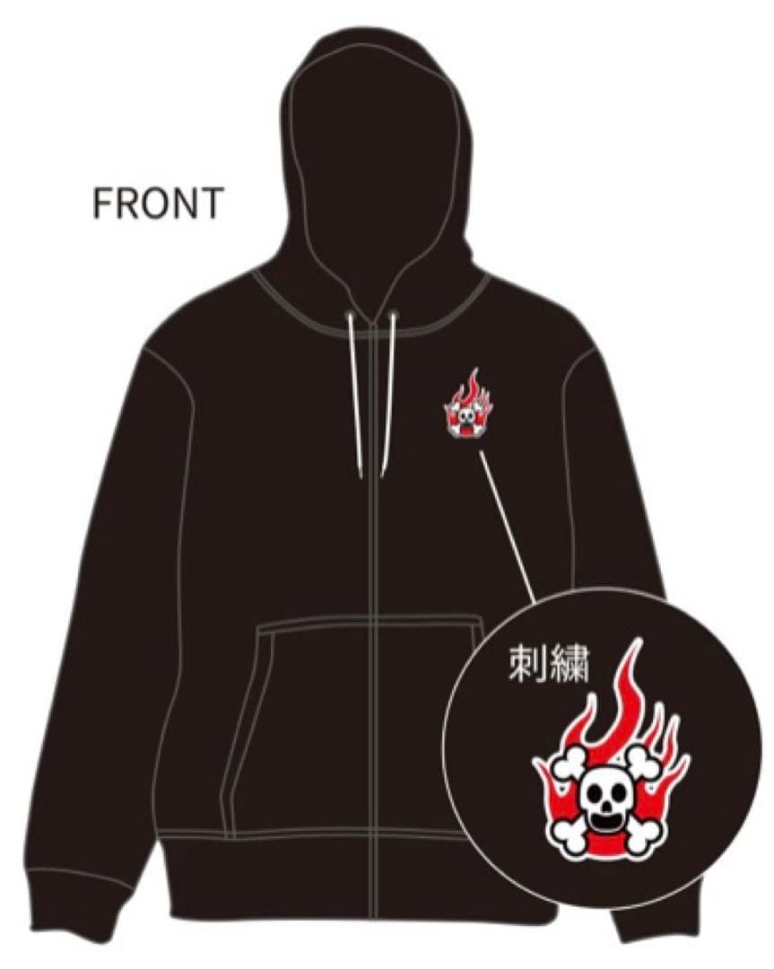 ROCK ROCK 30th ジップフーディブラック