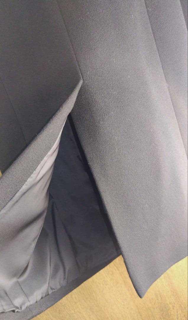 GUCCI ブラック チェスターコート 42 レディース