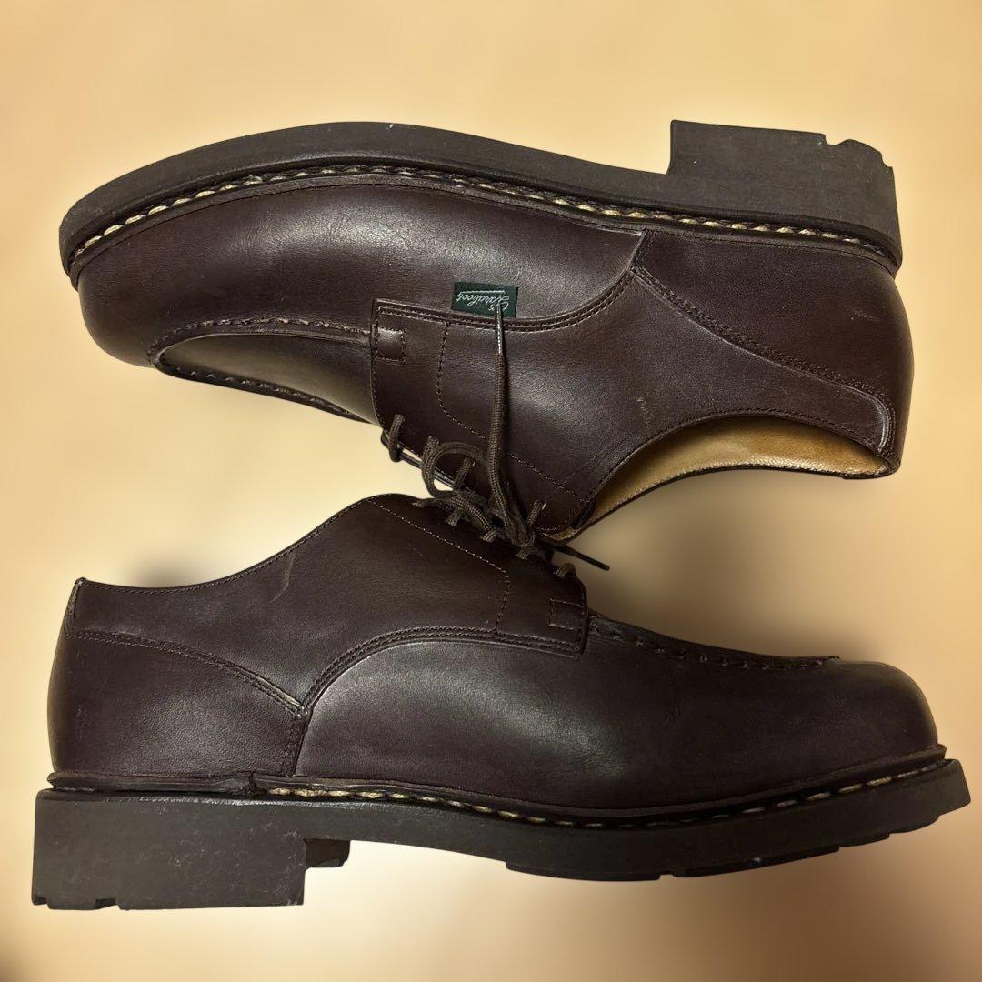 【極美品】パラブーツ　シャンボード　カフェ　7.5サイズ