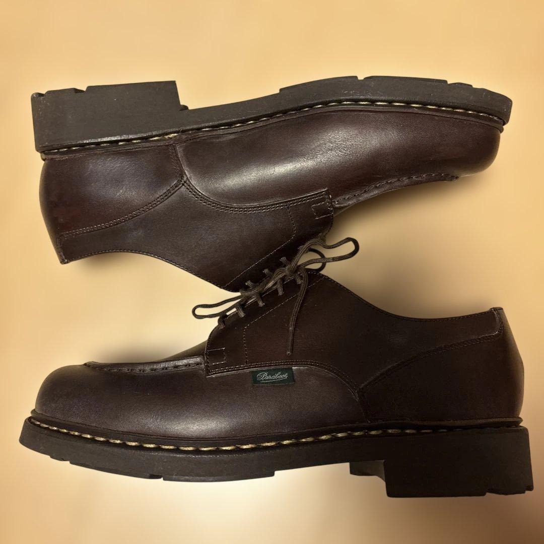 【極美品】パラブーツ　シャンボード　カフェ　7.5サイズ