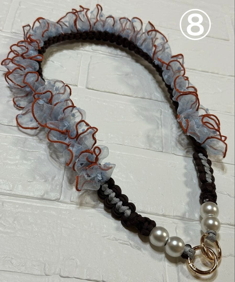 mami♪・*:.ღパラコード スマホハンドストラップ9点