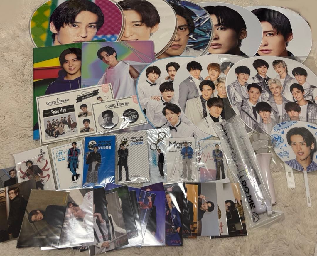 Man 目黒蓮　うちわ　アクスタ　写真　ペンライト　まとめ売り