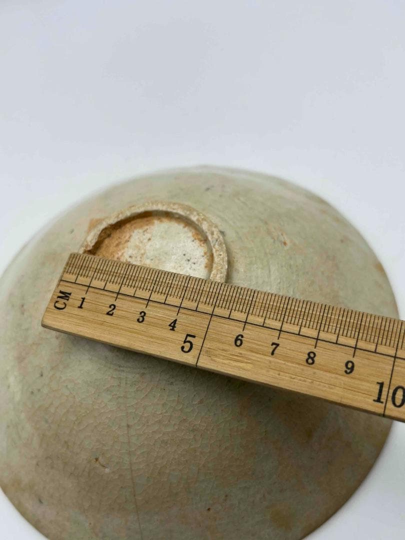 北宋時代　青白磁 刻唐草文鉢　盞　茶碗　景徳鎮　影青　唐物(E-89)