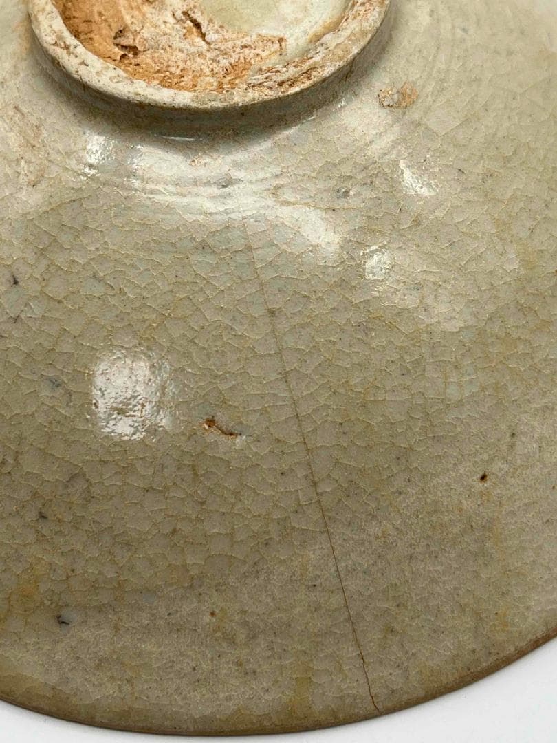 北宋時代　青白磁 刻唐草文鉢　盞　茶碗　景徳鎮　影青　唐物(E-89)