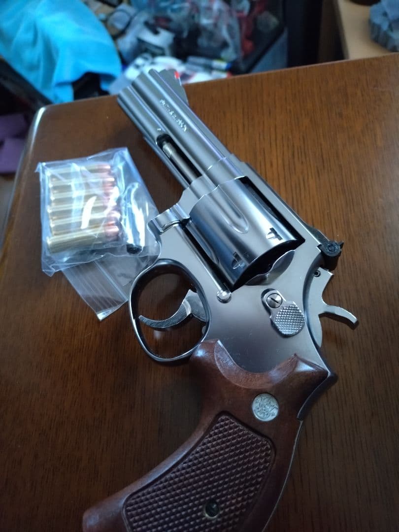 マルシン　m686 4インチ　シルバーABS モデルガン