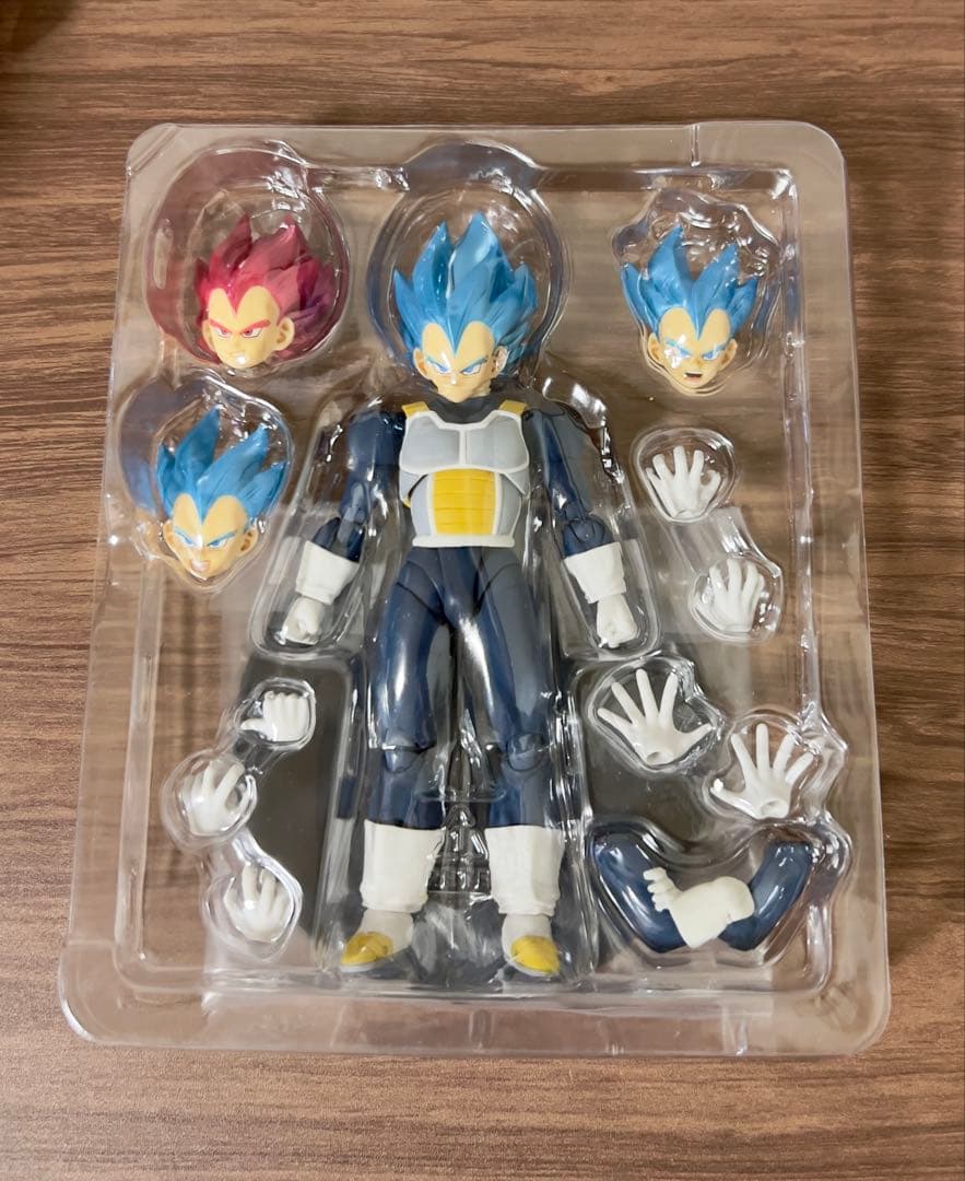 S.H.フィギュアーツ　孫悟空とベジータ　ブルー+ヘッドパーツセット