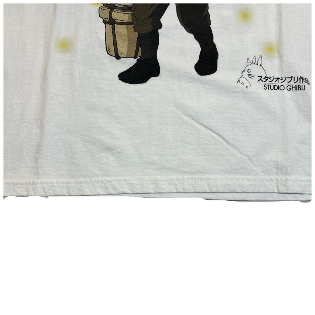 火垂るの墓 ほたるのはか ジブリ ブート シャツ　ホワイト　XL 激レア