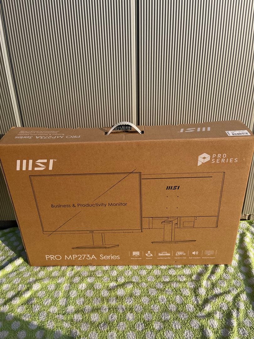 msi 27インチモニター　pro-mp273ap