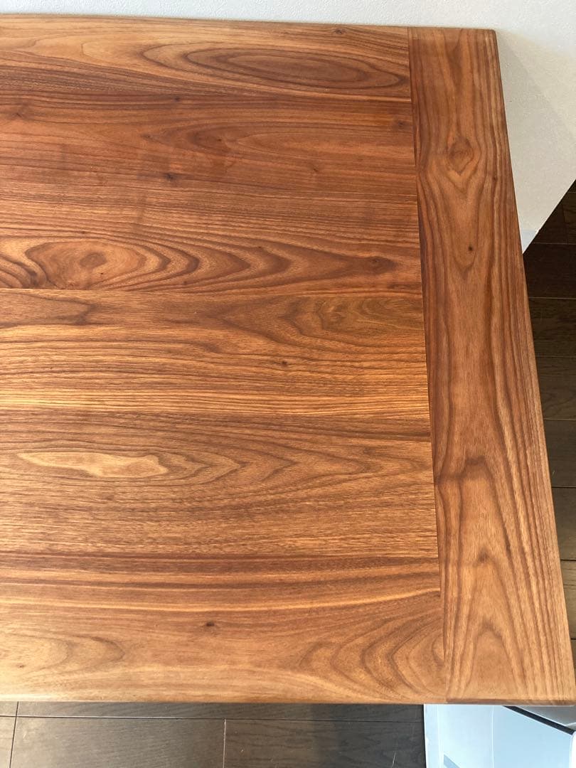 美品　宮崎椅子製作所　MMテーブル　ウォールナット無垢　オイル　丸脚