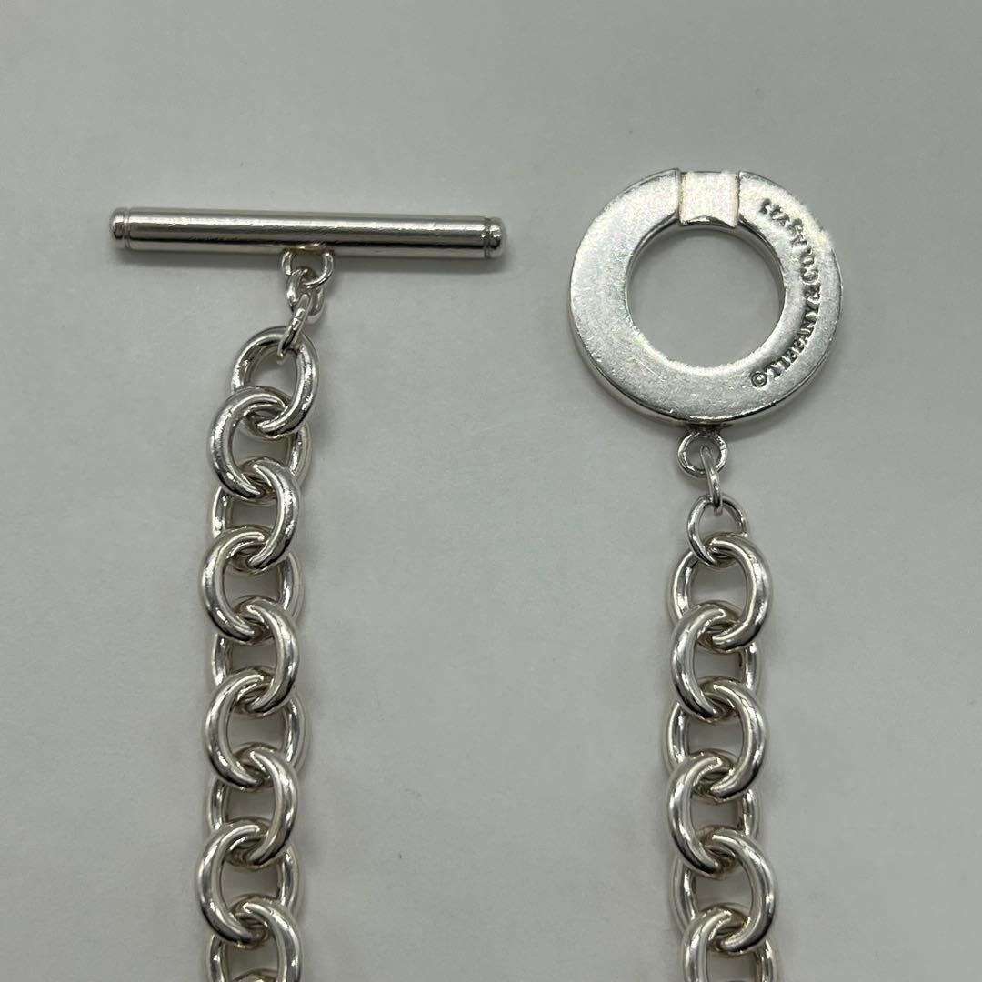 ティファニー TIFFANY ドーナツリンク トグル ブレスレット Ag925