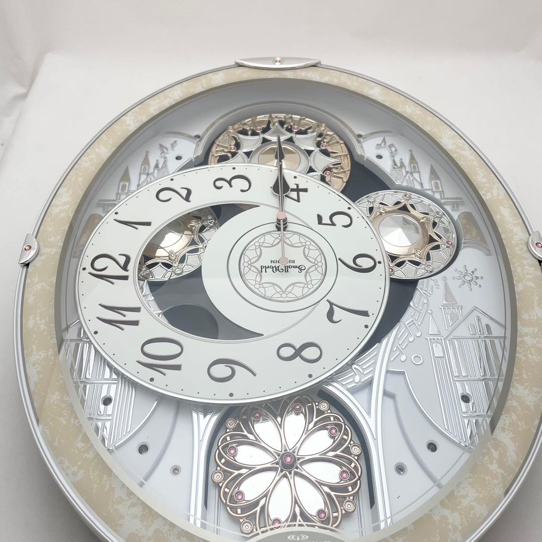 電波からくり時計 スモールワールド 8MN407RH リズム 動作確認済 美品