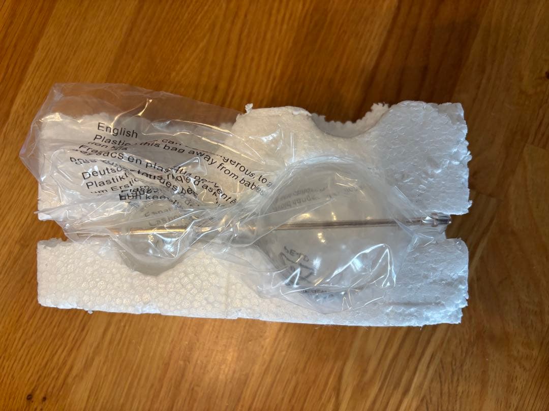 オーブ製バブルシャンデリア　ゴールド　予備あり