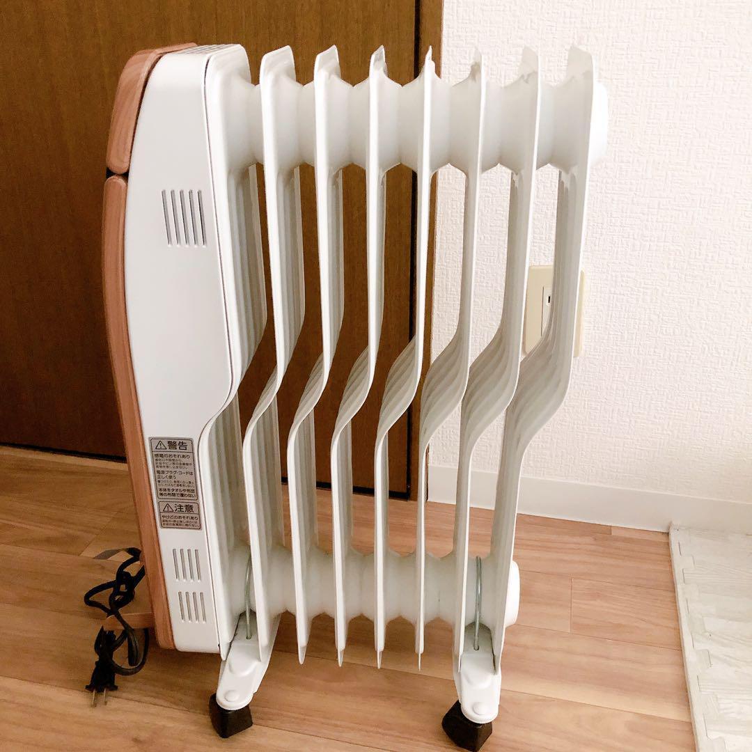 アイリスオーヤマ 8畳 オイルヒーター POH-S1208M-ML 木目