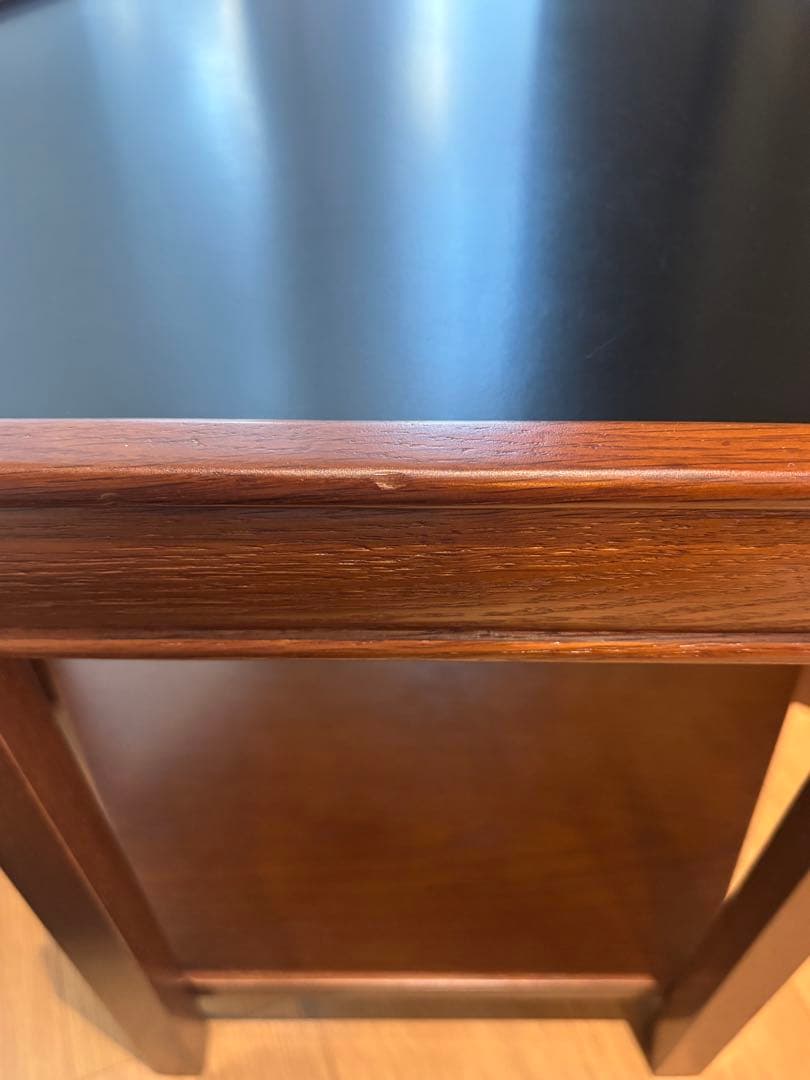 マコ　アクメファニチャー　ヘキサゴンテーブル　ブラック