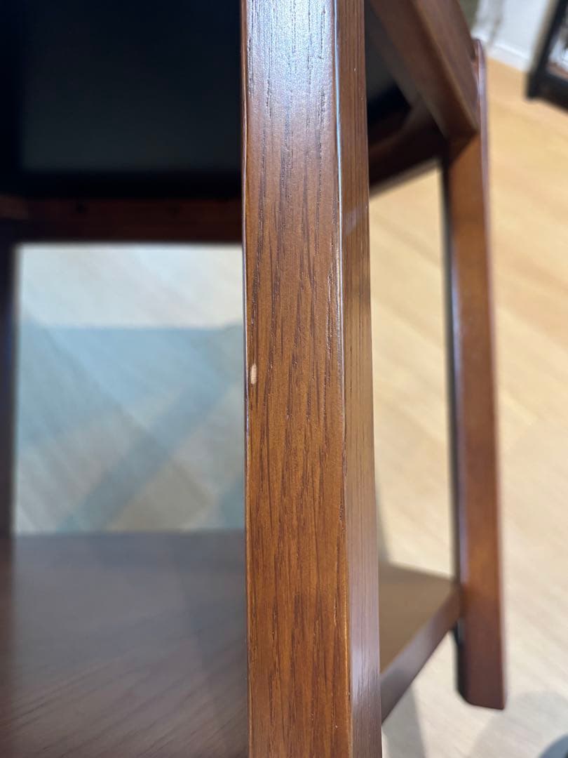 マコ　アクメファニチャー　ヘキサゴンテーブル　ブラック