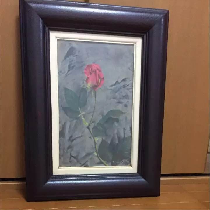 絵画 森下武 バラ