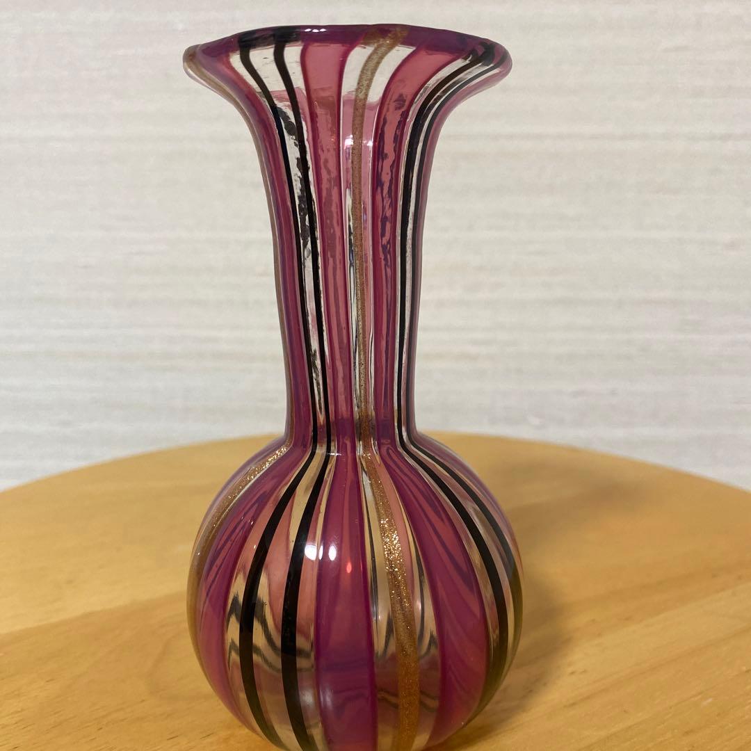 MURANO ムラーノ ベネチアンガラス フラワーベース 花瓶