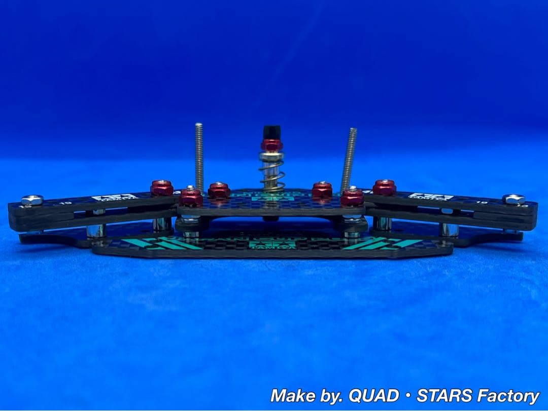 【ミニ四駆・MS用】2軸ATピボットバンパー＋1軸リヤアンカー　2022カーボン