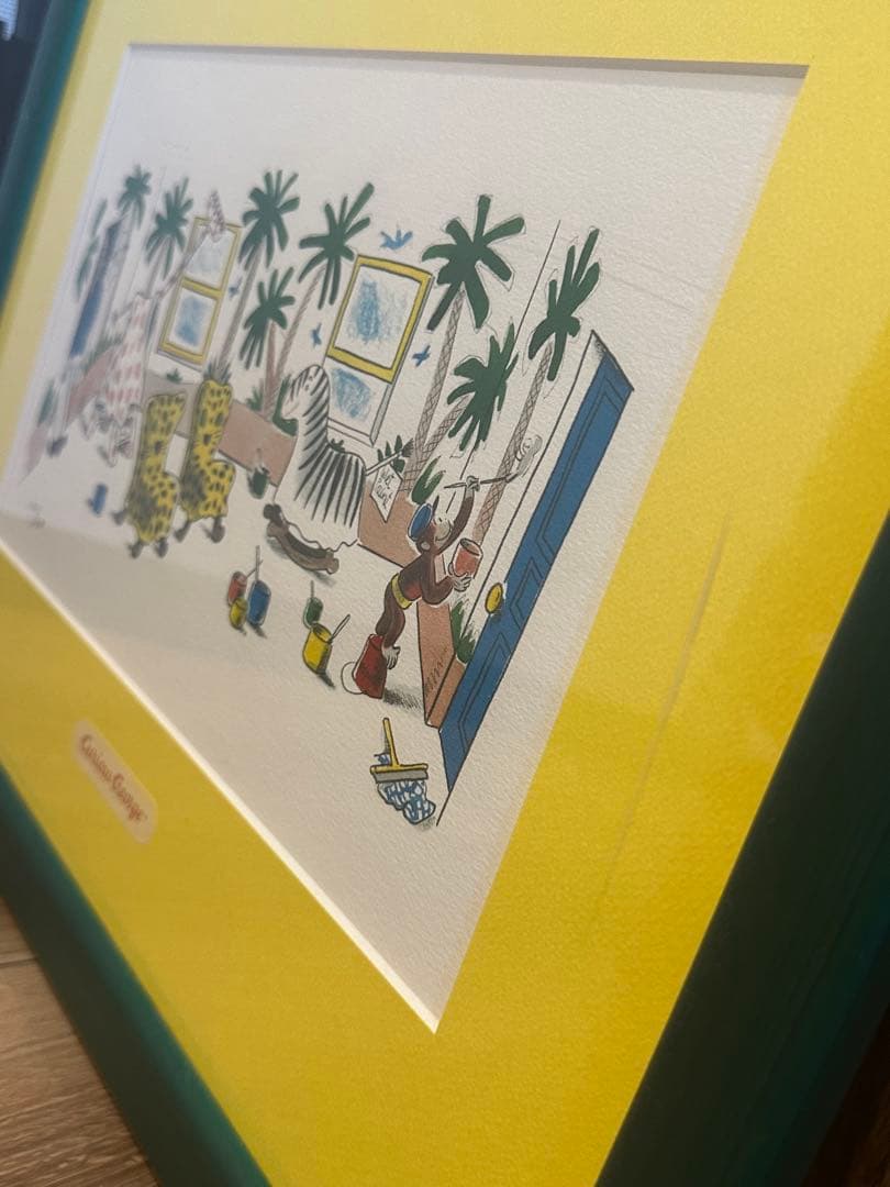 おさるのジョージ 版画 限定300点 エディションナンバー有 絵本