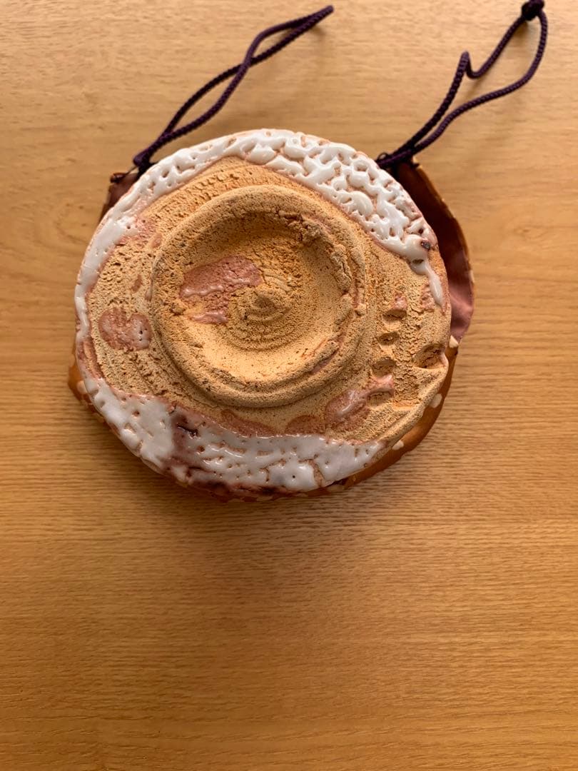 #希少品　茶道を行っている方に 見事な“景色　月形那比古　志野茶碗