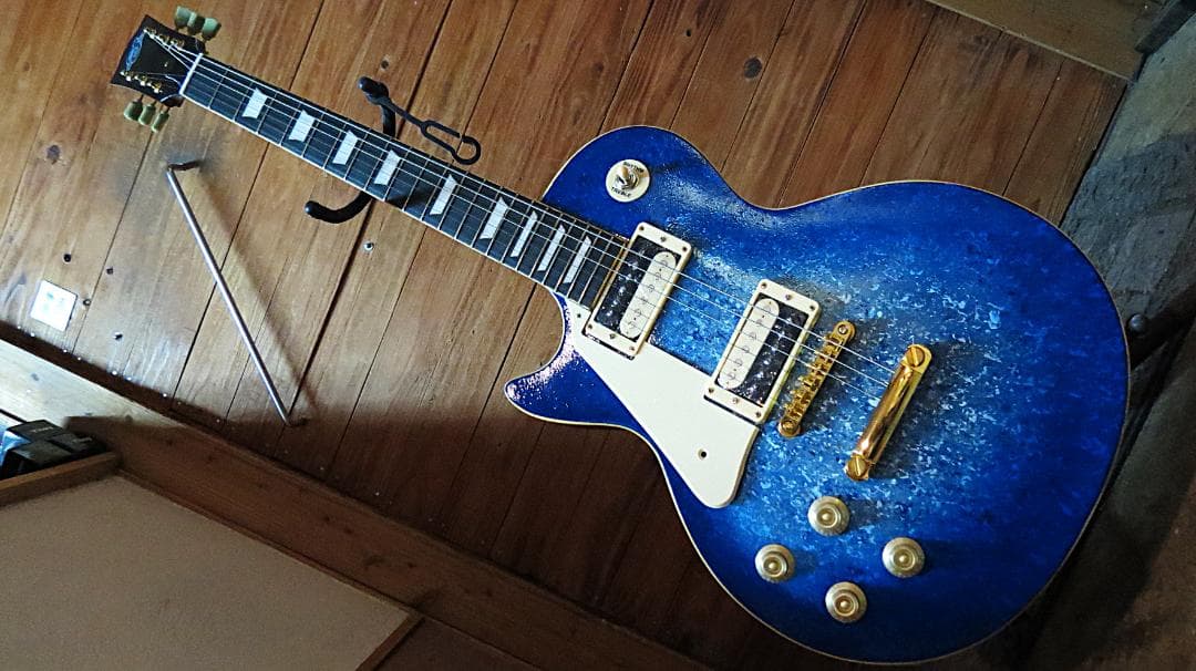 LPLH　豪華仕様ラッカー塗装コイルタップBL　アルニコV　レフティ　左