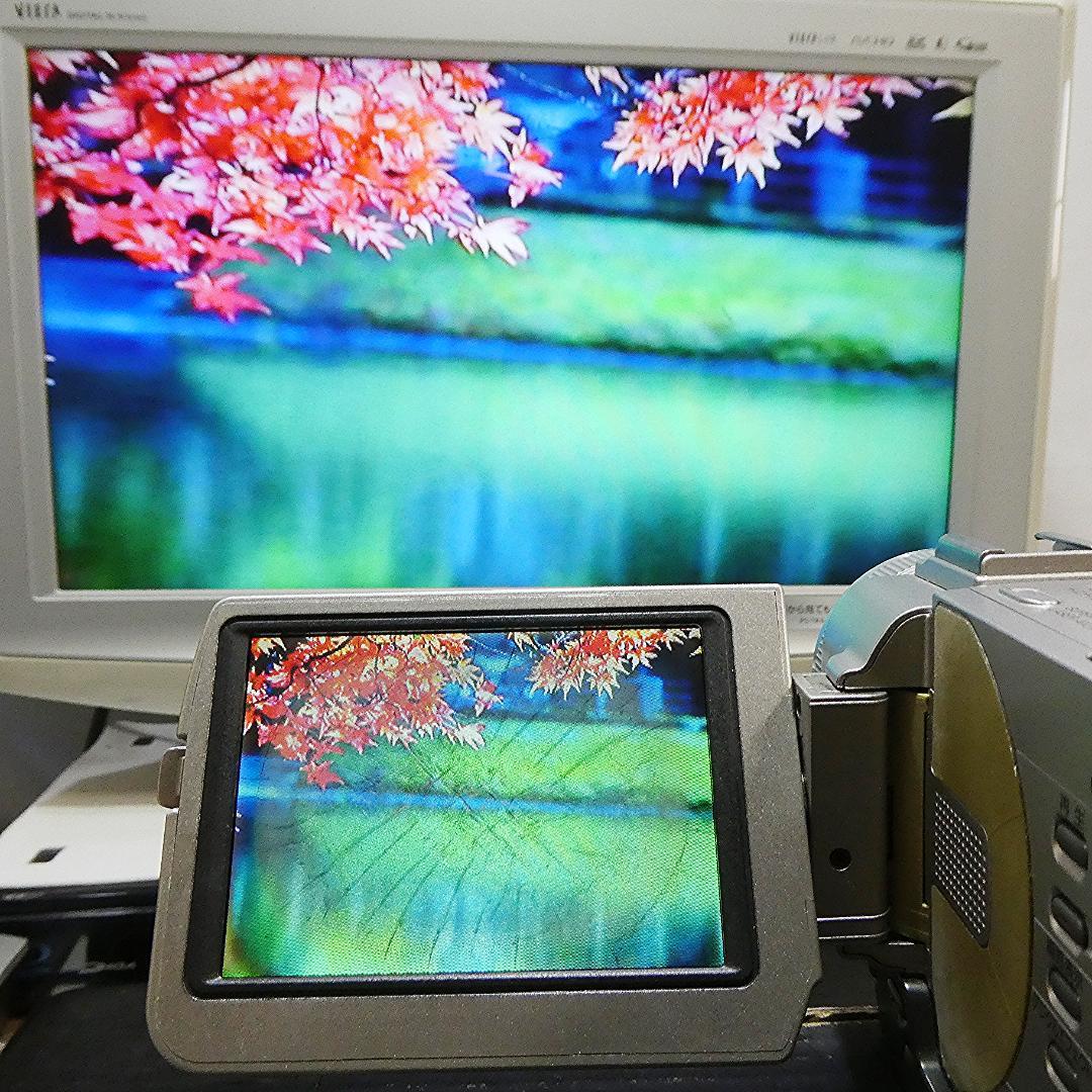 動作品ソニー DCR-TRV20 MiniDVビデオカメラ　DVDダビングに最適