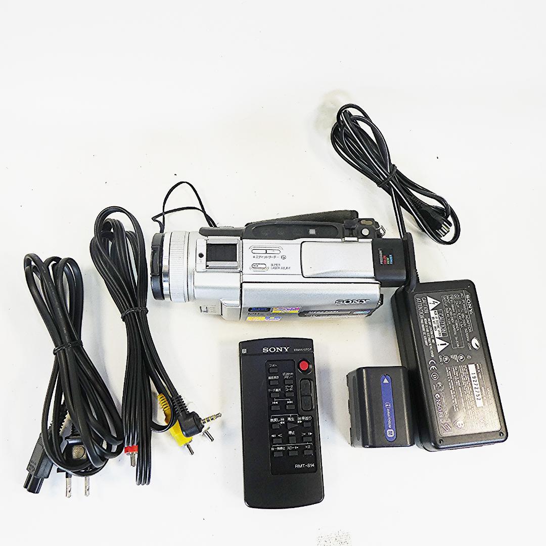 動作品ソニー DCR-TRV20 MiniDVビデオカメラ　DVDダビングに最適